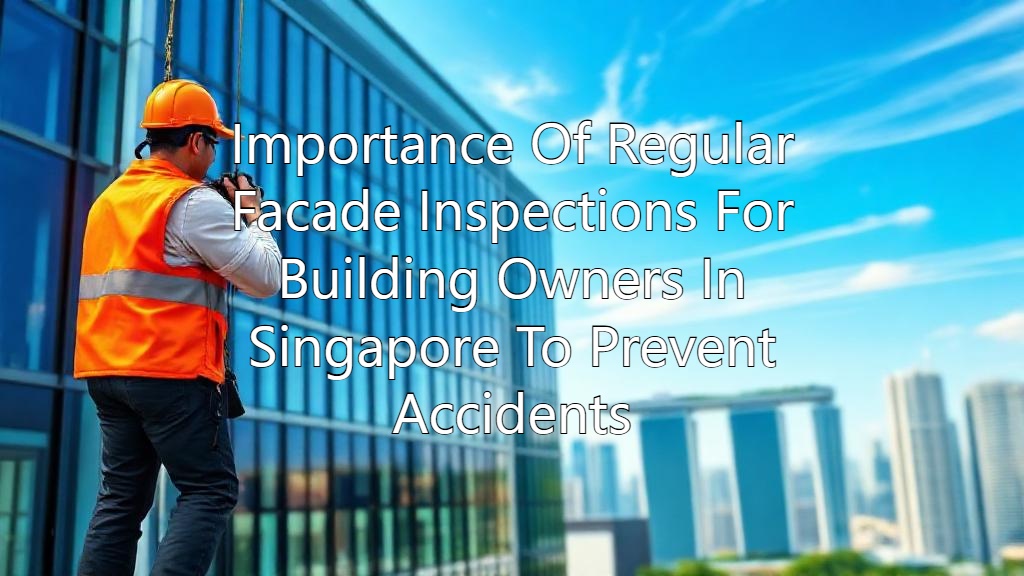 Periodic facade inspection in Singapore