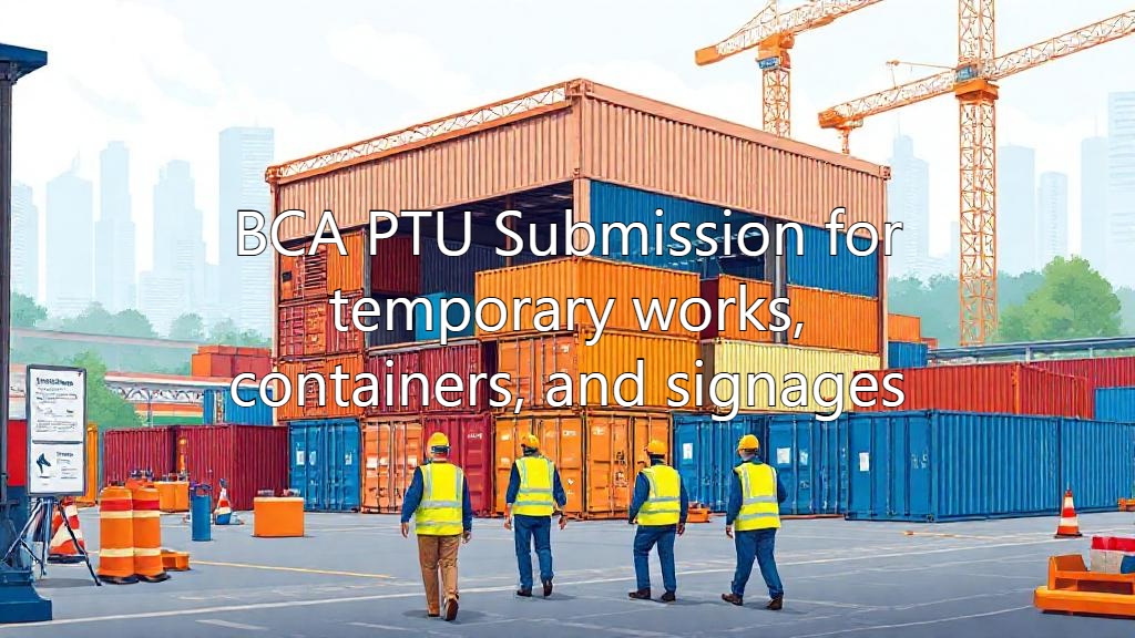 Signage BCA PTU submission
