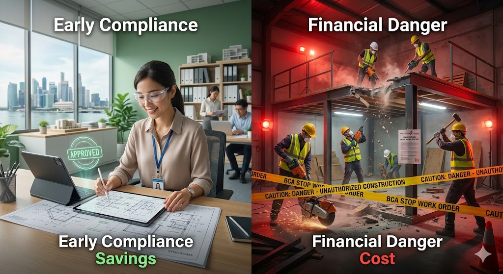 BCA fines vs regularisation costs