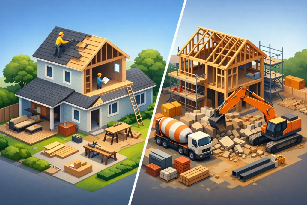 Additions and Alterations vs Reconstruction