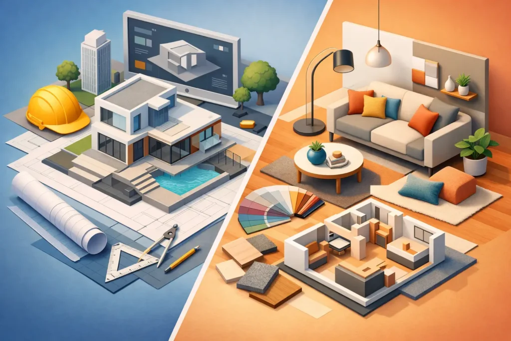 Architectural vs Interior Design Explained
