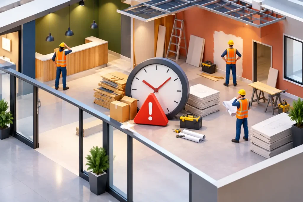 Top Commercial Fit Out Mistakes That Delay Opening